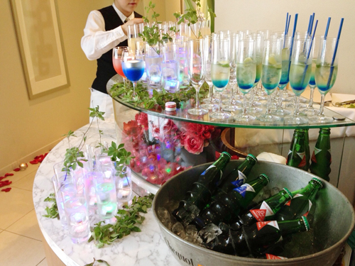 夏にぴったりのウェルカムドリンク☆