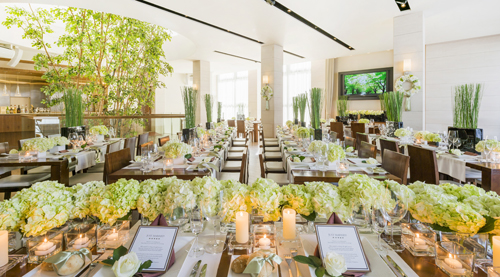 ご新郎ご新婦様のお席