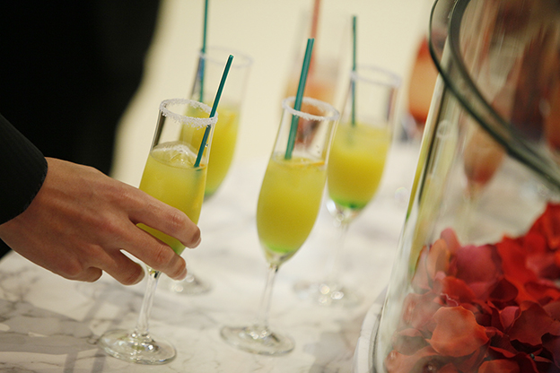 結婚式中の絵になるシーン