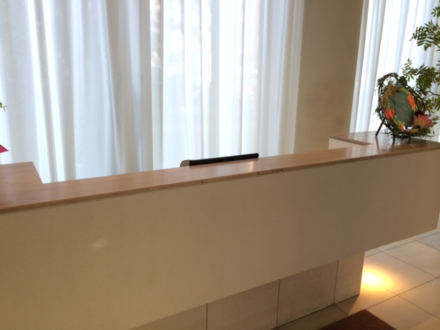 受付も素敵に☆