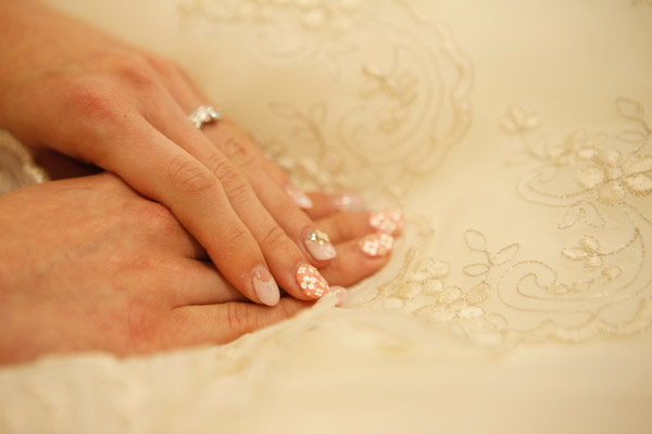 結婚式中のいろいろな手元